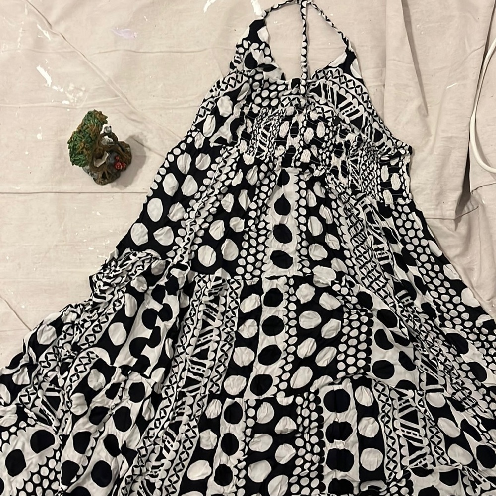 Yayoi kusama inspired plus size dress polka dot